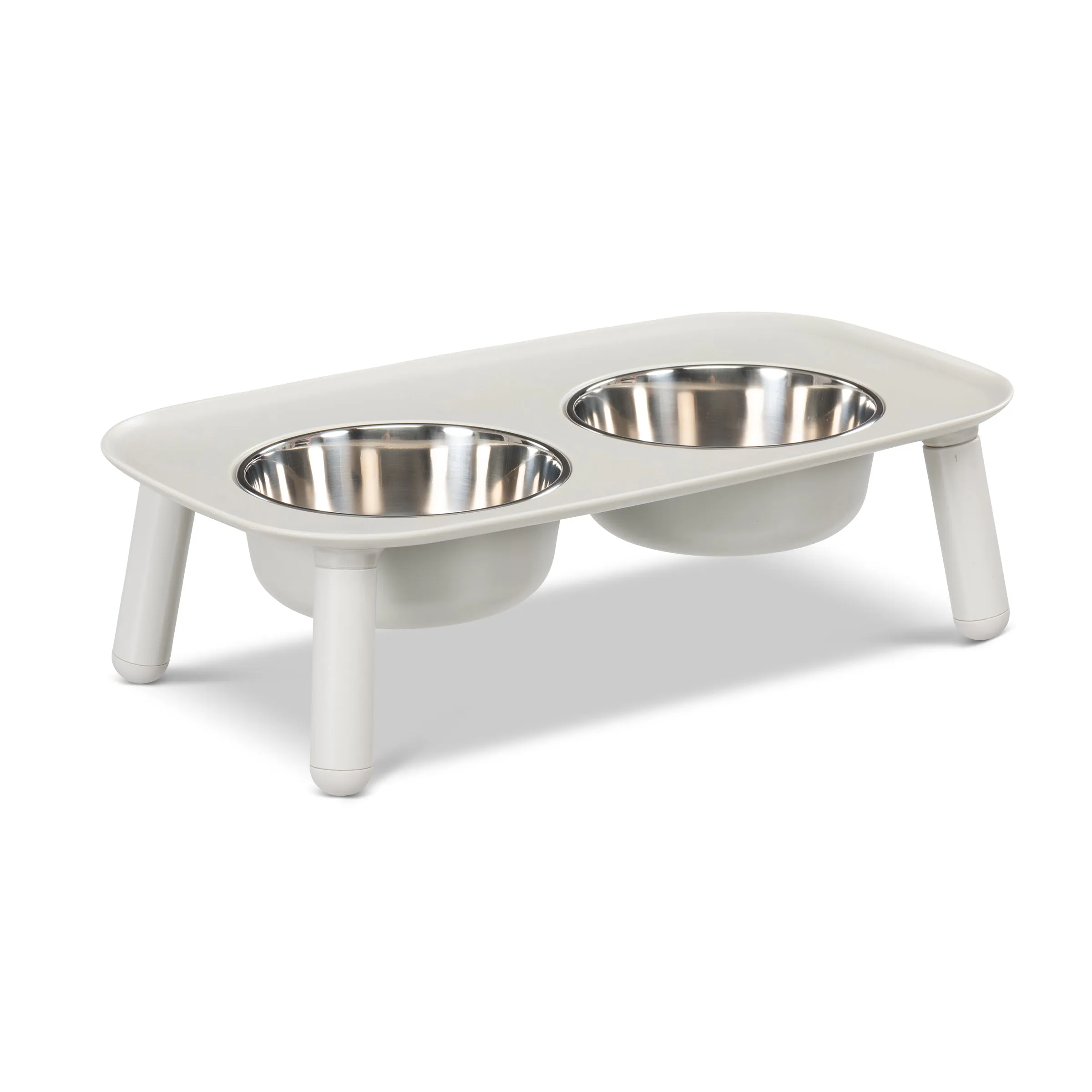Stainless Steel Dog Bowl for Messy Mutts Elevated Feeder